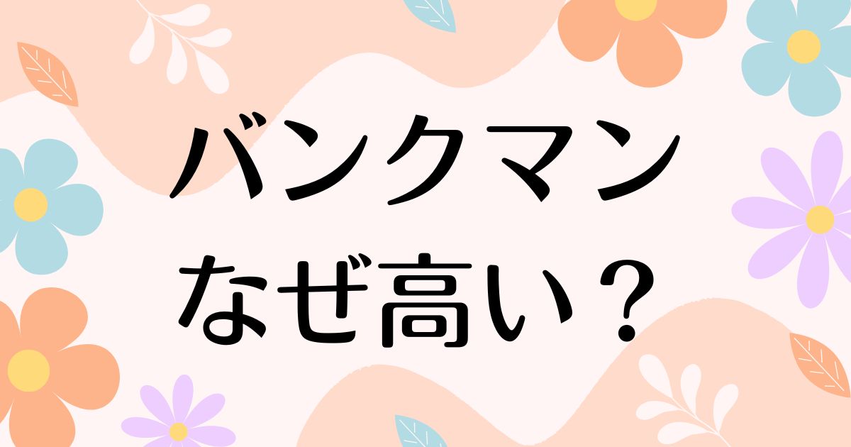 バンクマンはなぜ高い？普通の貯金箱の違いや人気の理由は？安く買う方法はコレ！