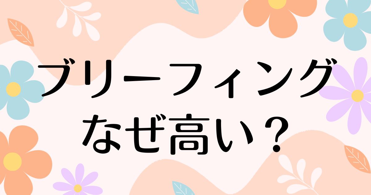 ブリーフィングはなぜ高い？人気の理由は？安く買う方法はコレ！