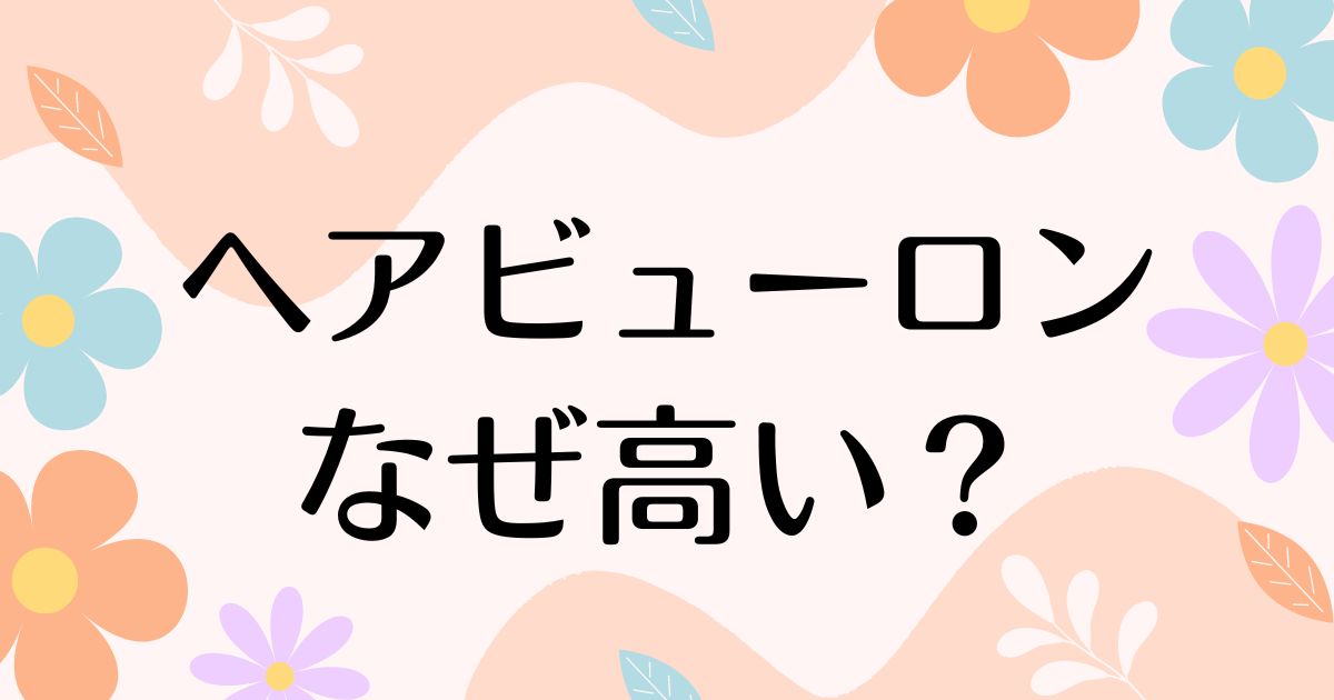 ヘアビューロンはなぜ高い？何がいい？人気の理由は？安く買う方法はコレ！