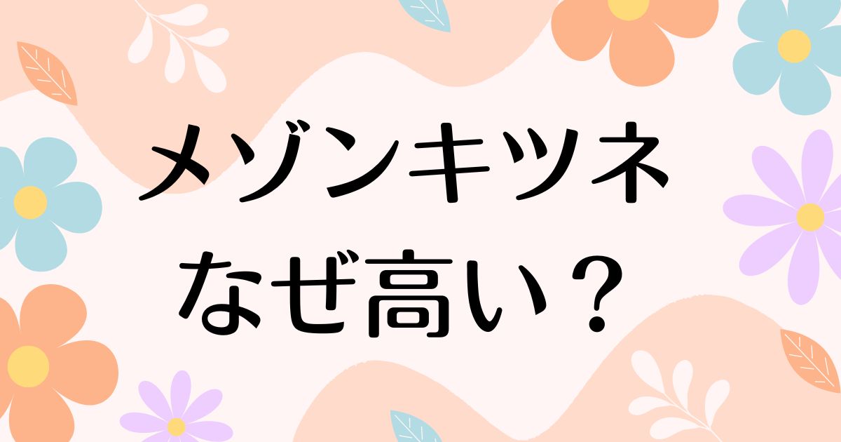 メゾンキツネはなぜ高い？どこの国のブランドで人気の理由は？